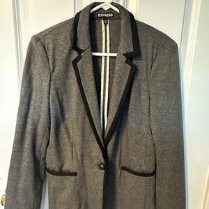 EXPRESS Gray and Black Blazer Size Medium